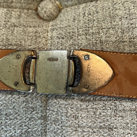 Brighton vintage 1994 LEATHER DISTRESSED LOOK BELT - Picture 7 of 14